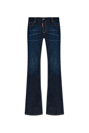 【24SS NEW】FERRAGAMO_woman / ロゴ入り ジーンズ / Navy Blue Navy blue Jeans with logo FERRAGAMO - Vitkac Italy